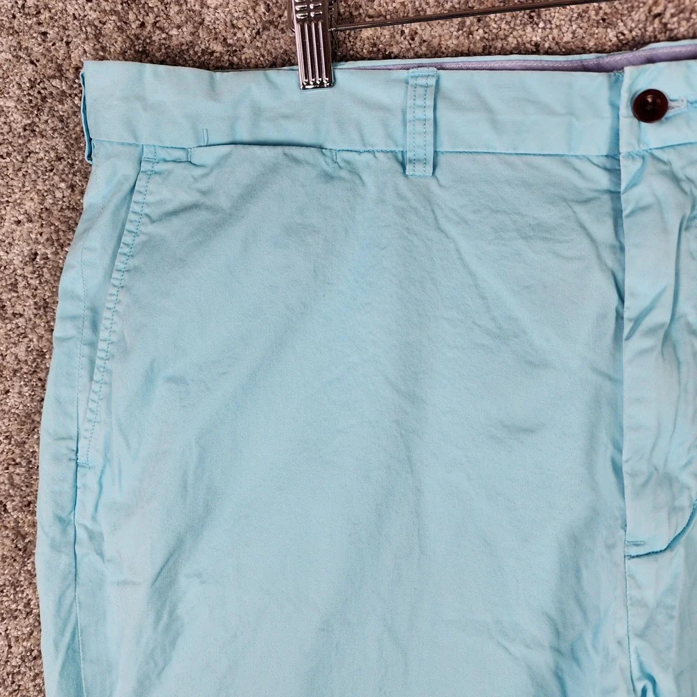 Polo Ralph Lauren Shorts Mens 42 Classic Fit Pima Cotton Chino Blue Excellent